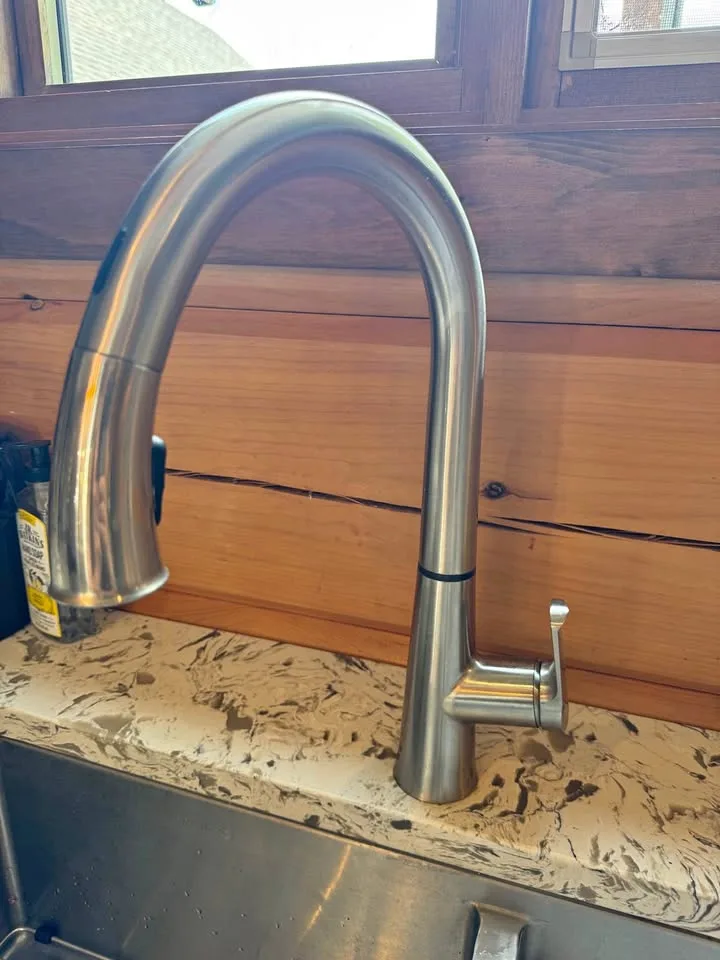 Pull-Down Kitchen Faucet with Spray Head – Stainless Steel thumbnail
