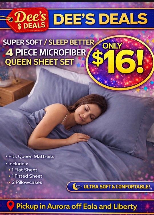 Brand New Queen Sheet Set $16