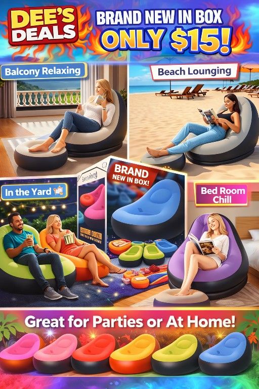 Inflatable Lounge Chair BRAND NEW - photo 3