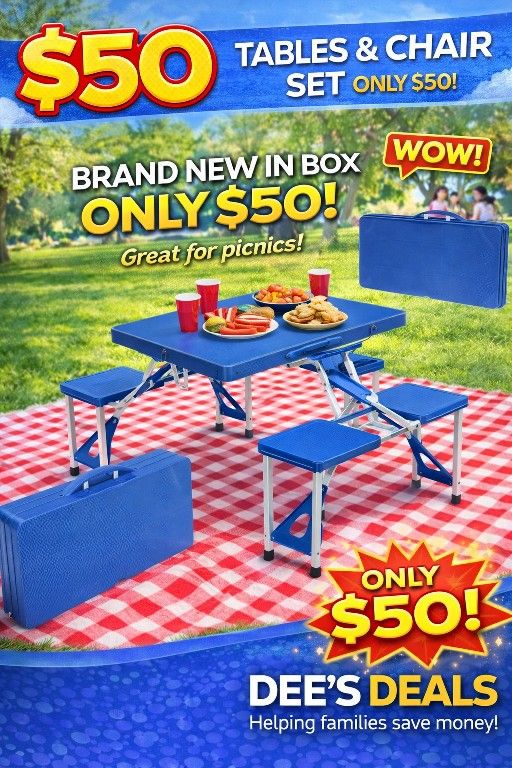 Table And Chairs Set $50