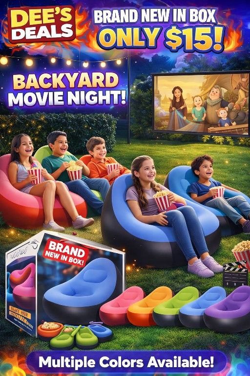 Inflatable Lounge Chair BRAND NEW IN BOX $15