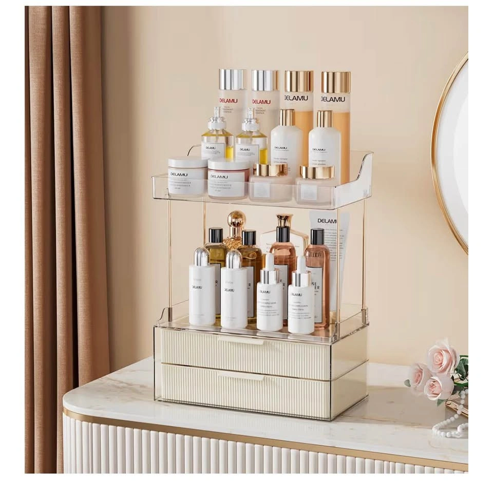 Delamu 2-Tier Bathroom Organizer with Drawers - photo 3