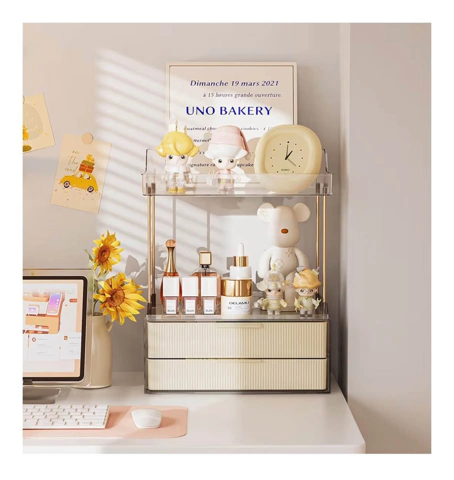 Delamu 2-Tier Bathroom Organizer with Drawers - photo 4