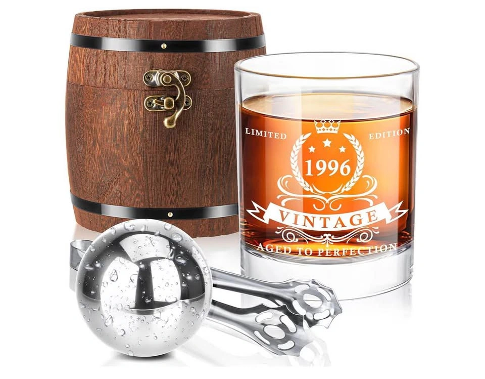 ✨ Gift idea ✨ Vintage Whiskey Glass Set - 12oz Barrel Case - photo 2