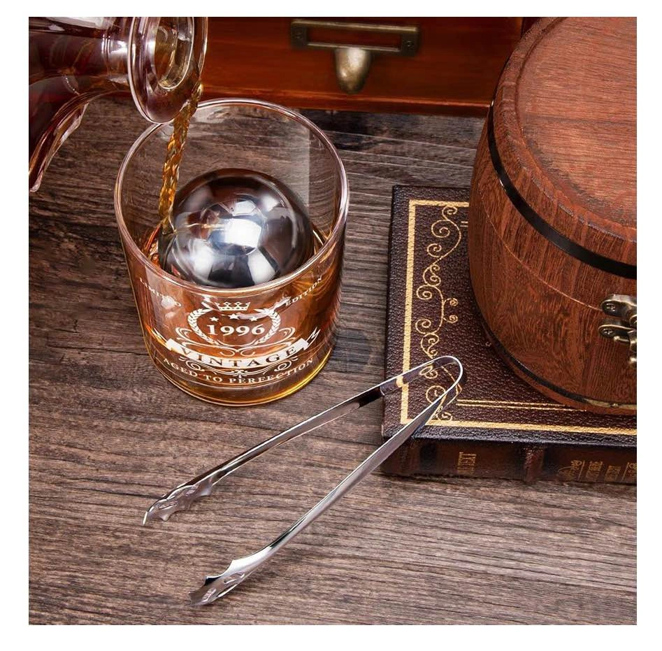 ✨ Gift idea ✨ Vintage Whiskey Glass Set - 12oz Barrel Case - photo 3