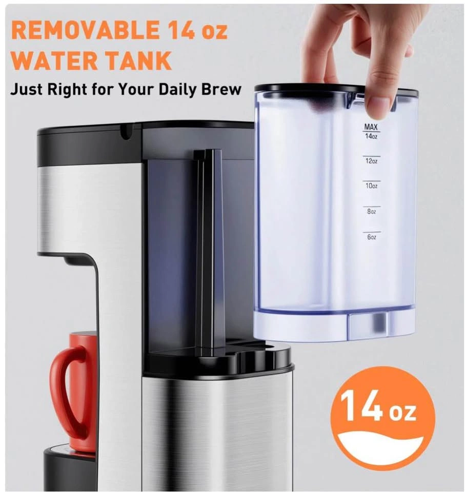 Secura Single Serve Coffee Maker - K-Cup & Ground Coffee - photo 3