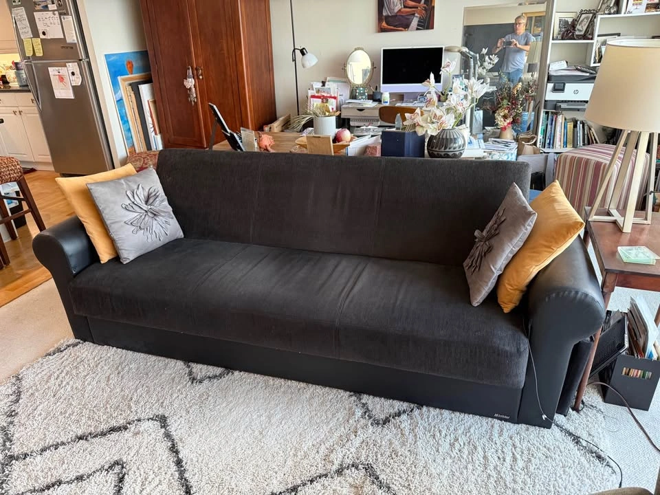 Large Sofa / Sleeper with storage - photo 2