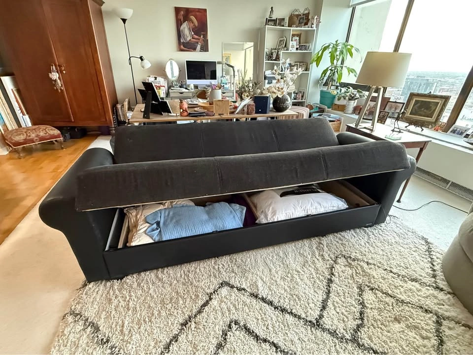 Large Sofa / Sleeper with storage - photo 4