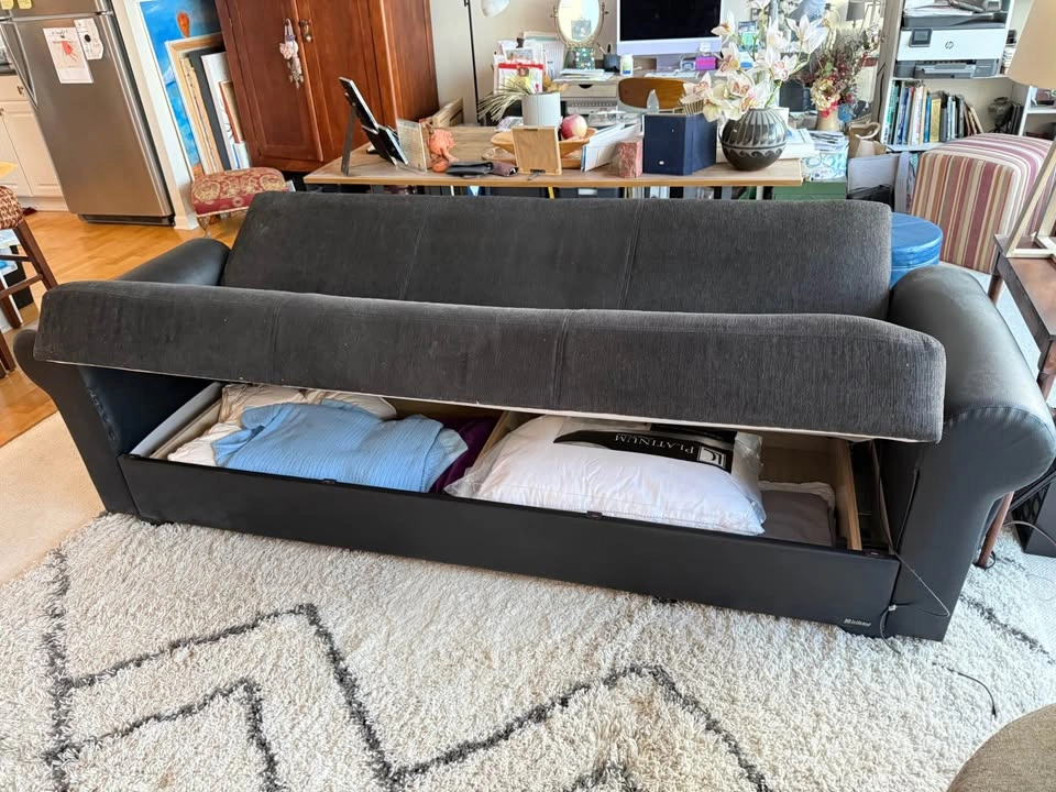 Large Sofa / Sleeper with storage - photo 5