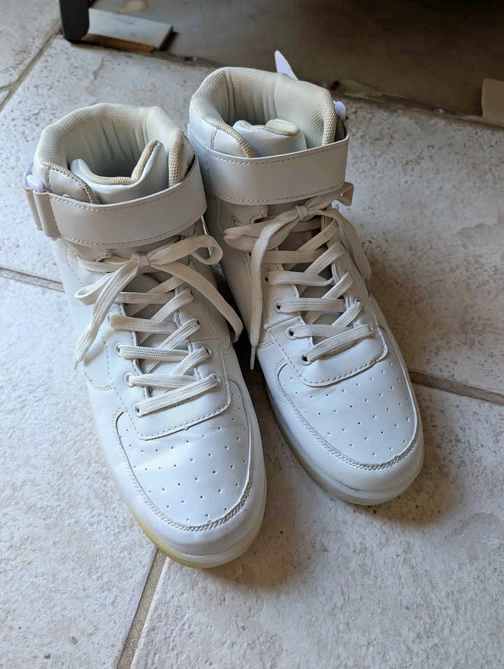 Odema Off-White High Top Sneakers Size 12 Mens