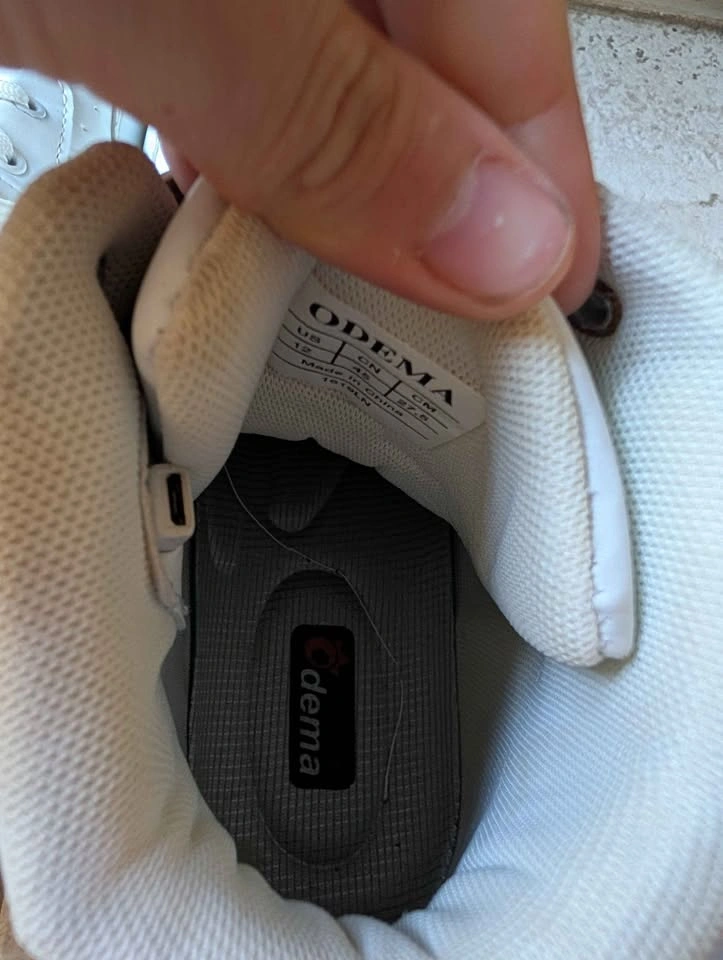 Odema Off-White High Top Sneakers Size 12 Mens - photo 4