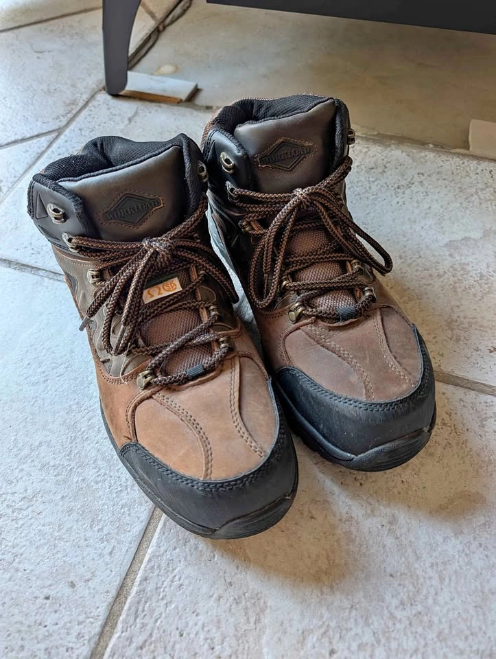 Steel toe Hellcat work boots size 12 men's