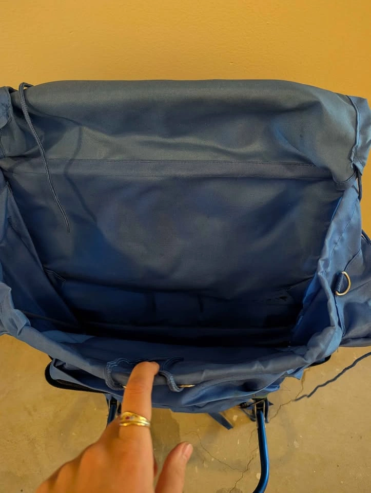 Metal framed Blue World Hiking Backpack - photo 2