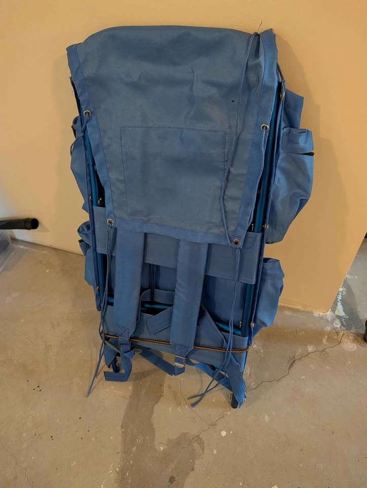 Metal framed Blue World Hiking Backpack - photo 4