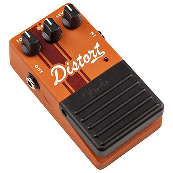 $60 Fender Competition Series Distortion Pedal – Orange