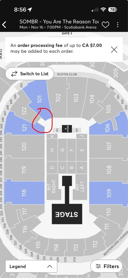 Toronto Sombr Tickets x3 - photo 3