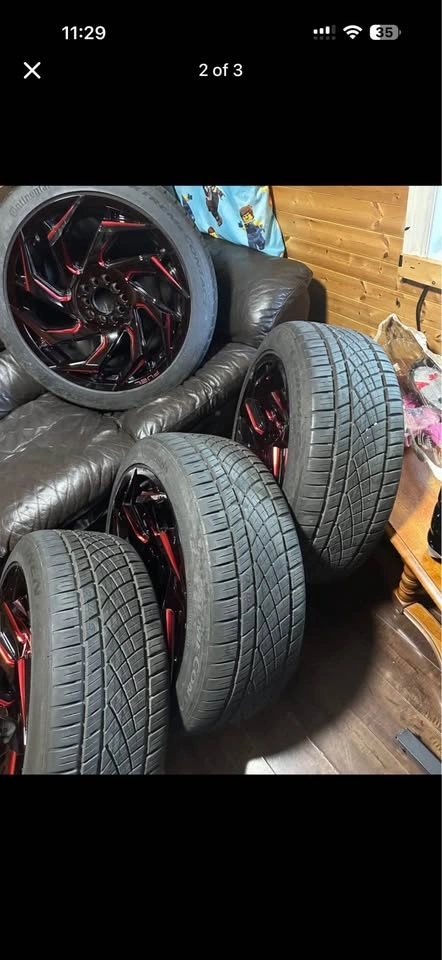Fuel Offroad Reaction D755 Wheels and Tires - 245/45/ZR20 - photo 2