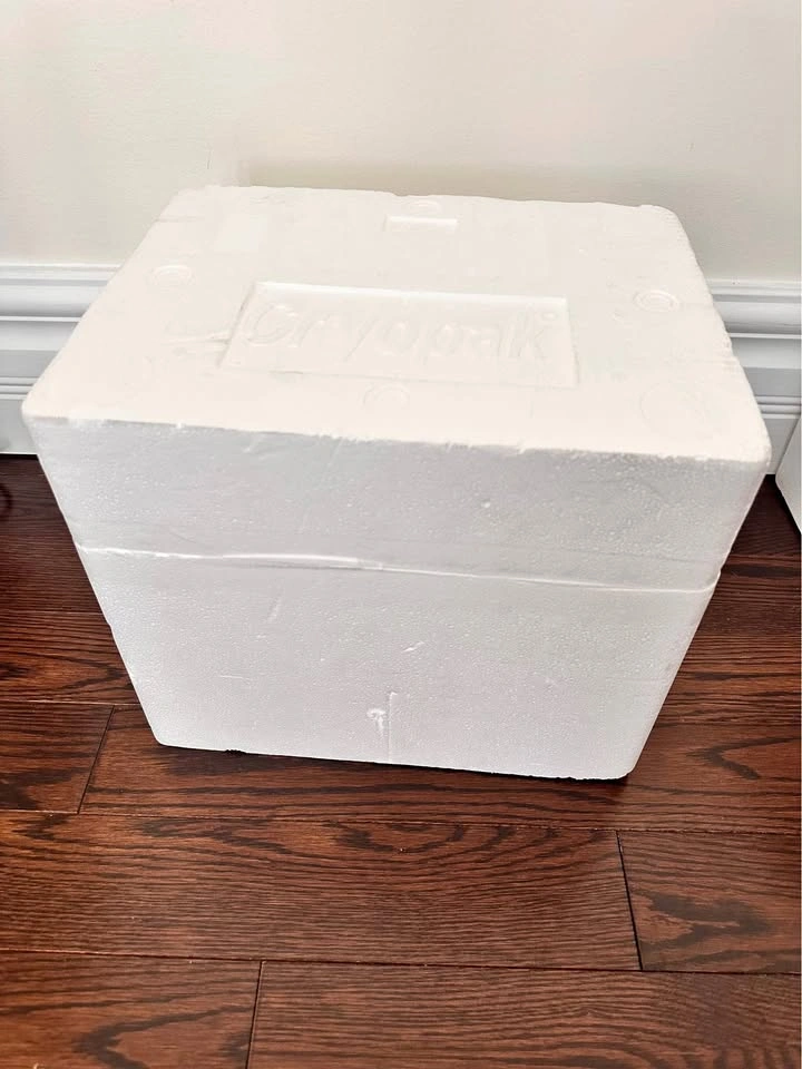 Heavy-Duty Cryopak Insulated Styrofoam Cooler - 12" Tall