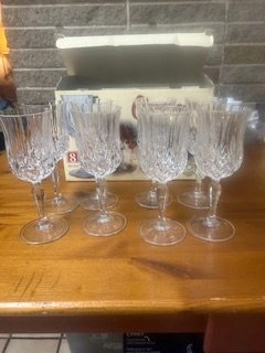 Royal Crystal Rock Opera Wine Goblets Set of 8 - photo 3