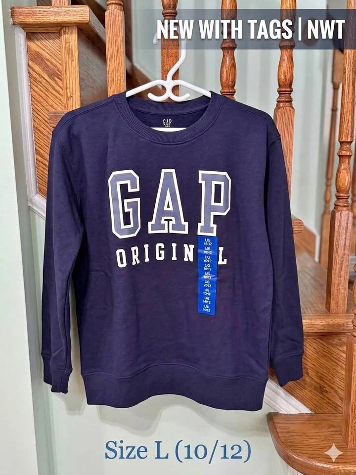 Gap Original Kids Pullover | Navy Blue | Size 10/12 kids