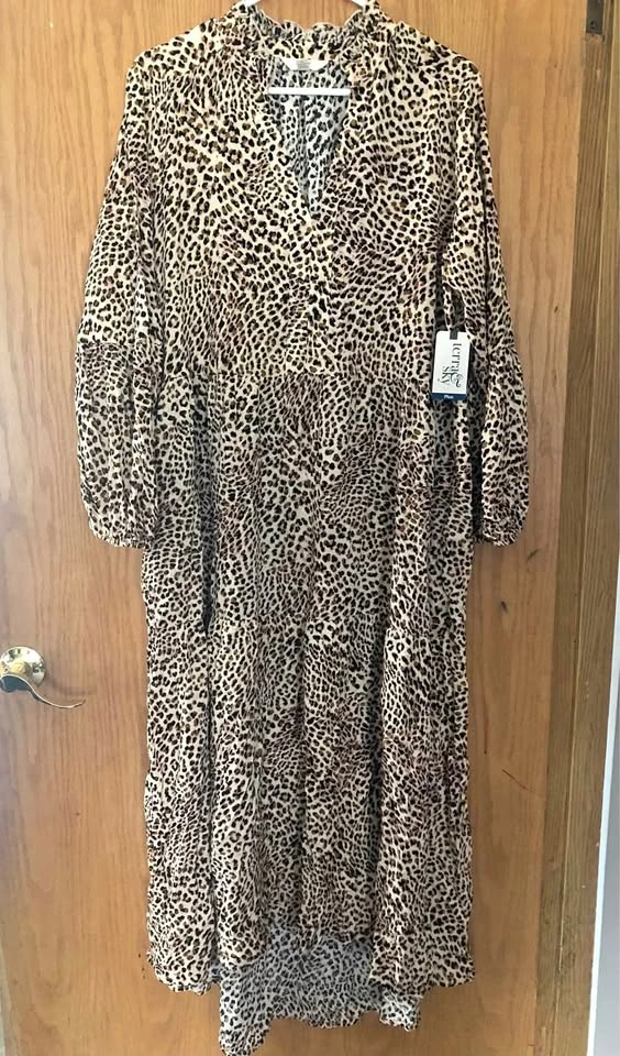 Ladies Plus Size Animal Print Dress NWT 🌱