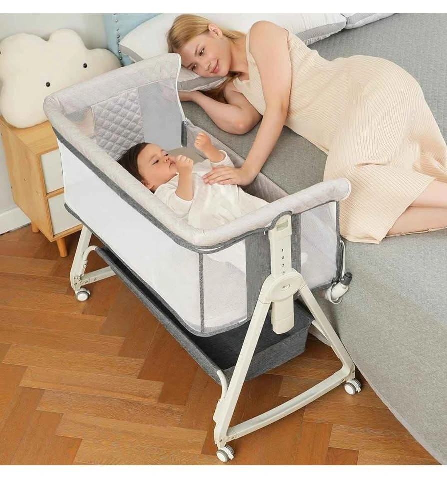 Baby Bassinet, Bedside Sleeper with Wheels - photo 2