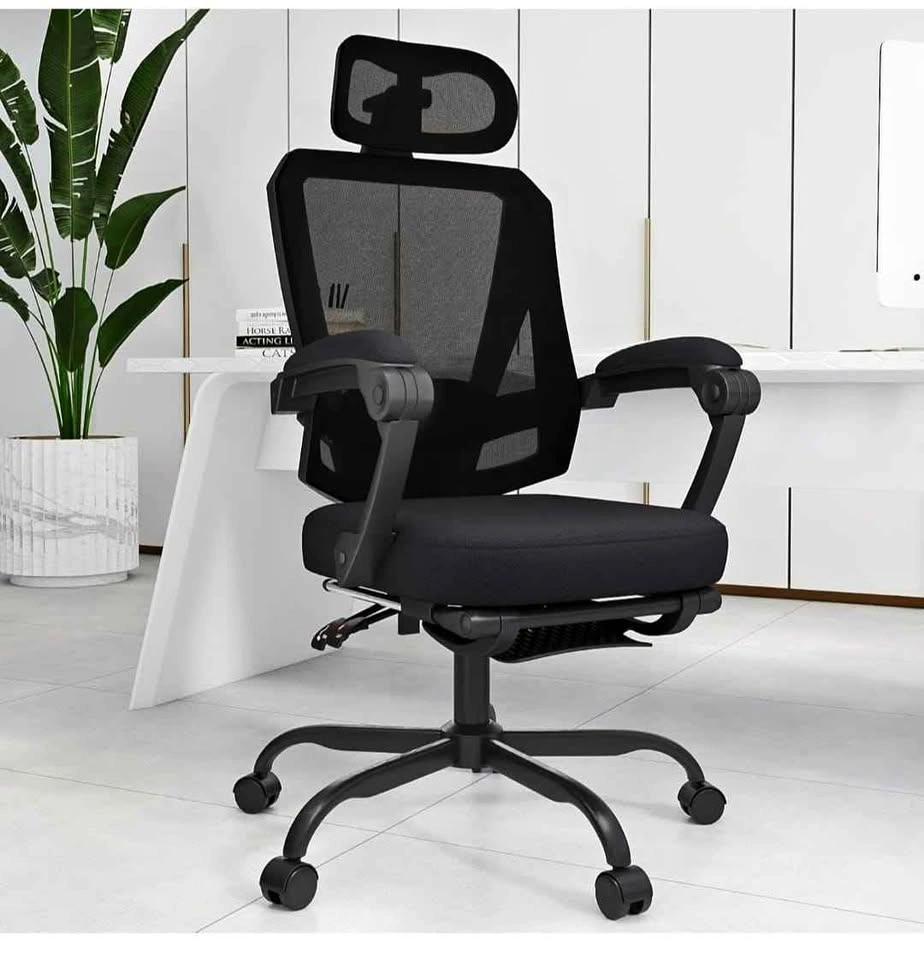 Ergonomic Office Chair with Footrest