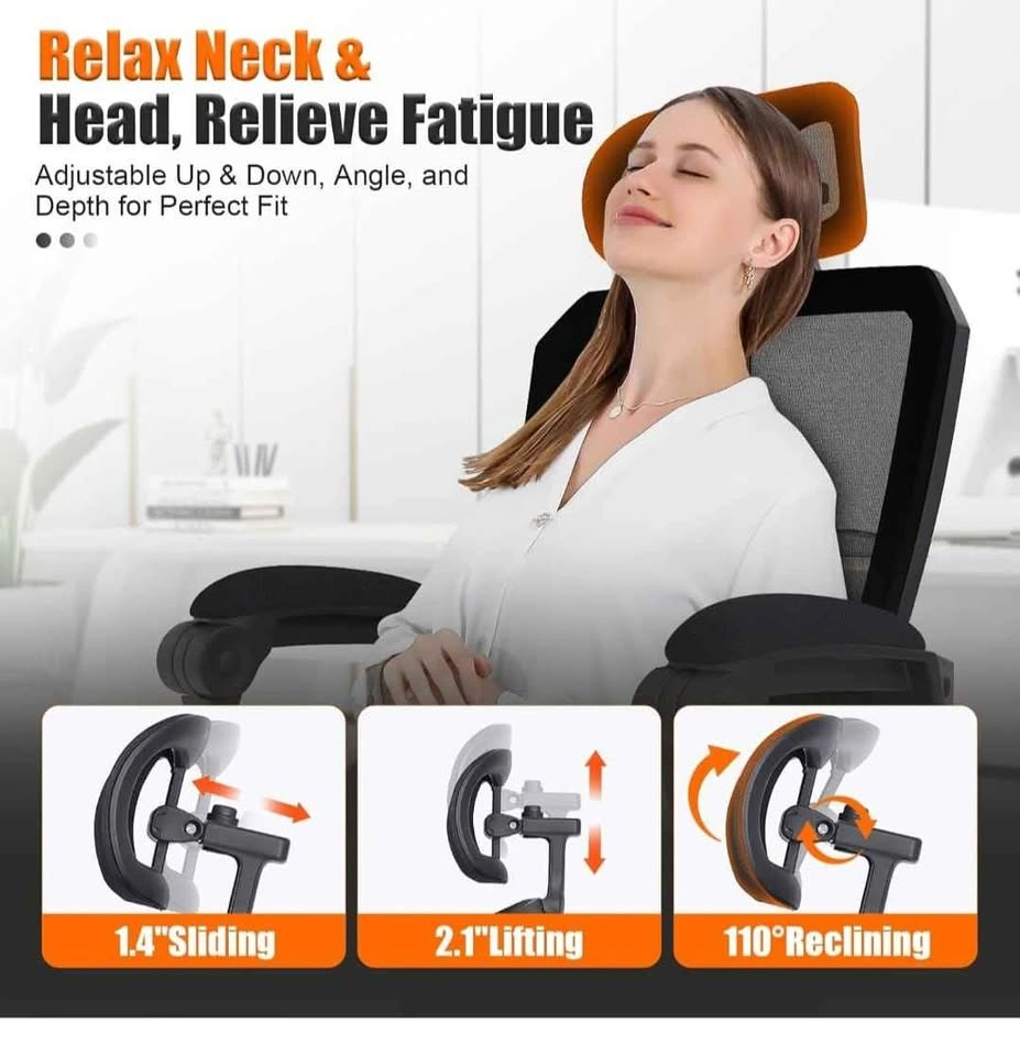 Ergonomic Office Chair with Footrest - photo 4
