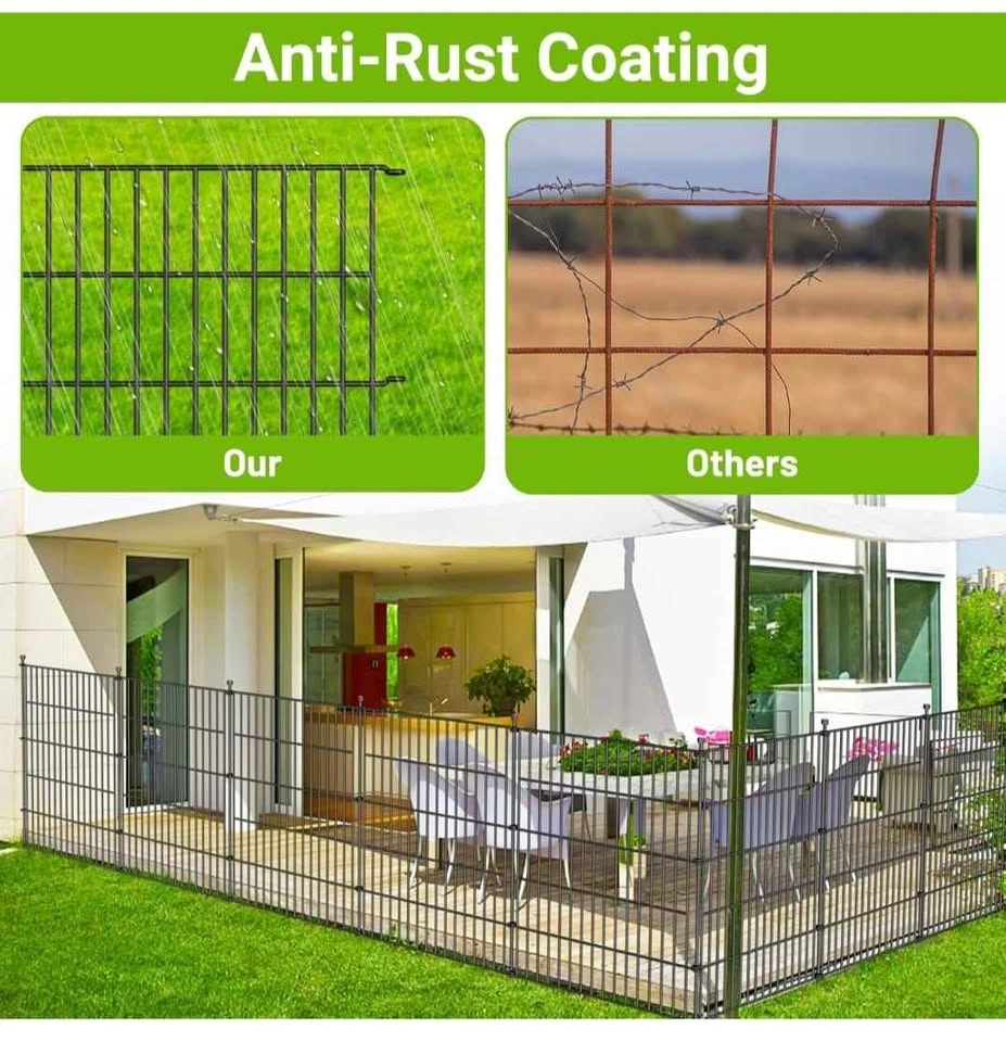 15 Panel Garden Fence w/ Gate - 32"H x 35.4ft - photo 5