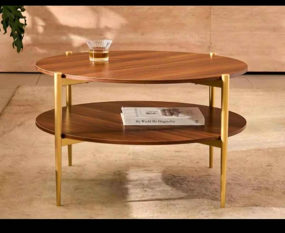 Brand New Round Glass Coffee Table - Mid-Century Modern - photo 2