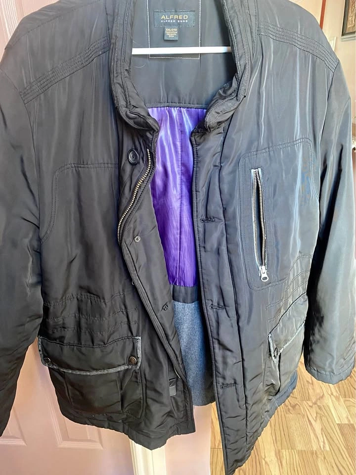 Man’s winter coat by Alfred Sung