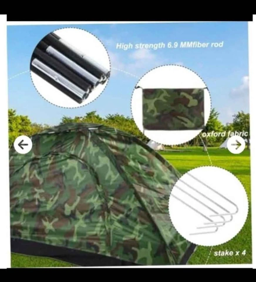 New One Man Tent Camo Color Design - photo 3