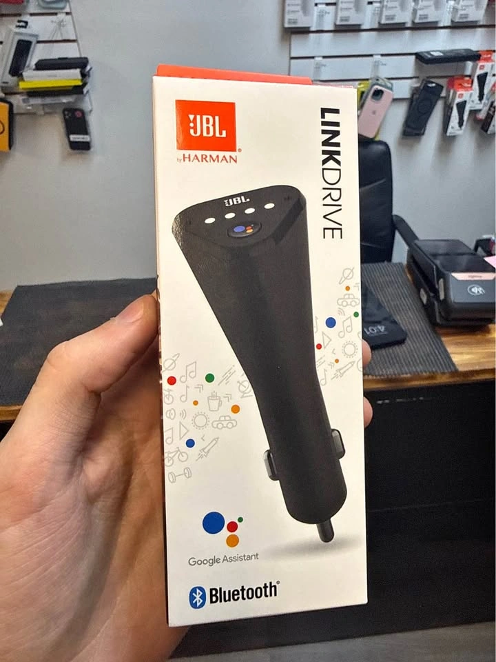 JBL LinkDrive Bluetooth Car Adapter - Google Assistant - New