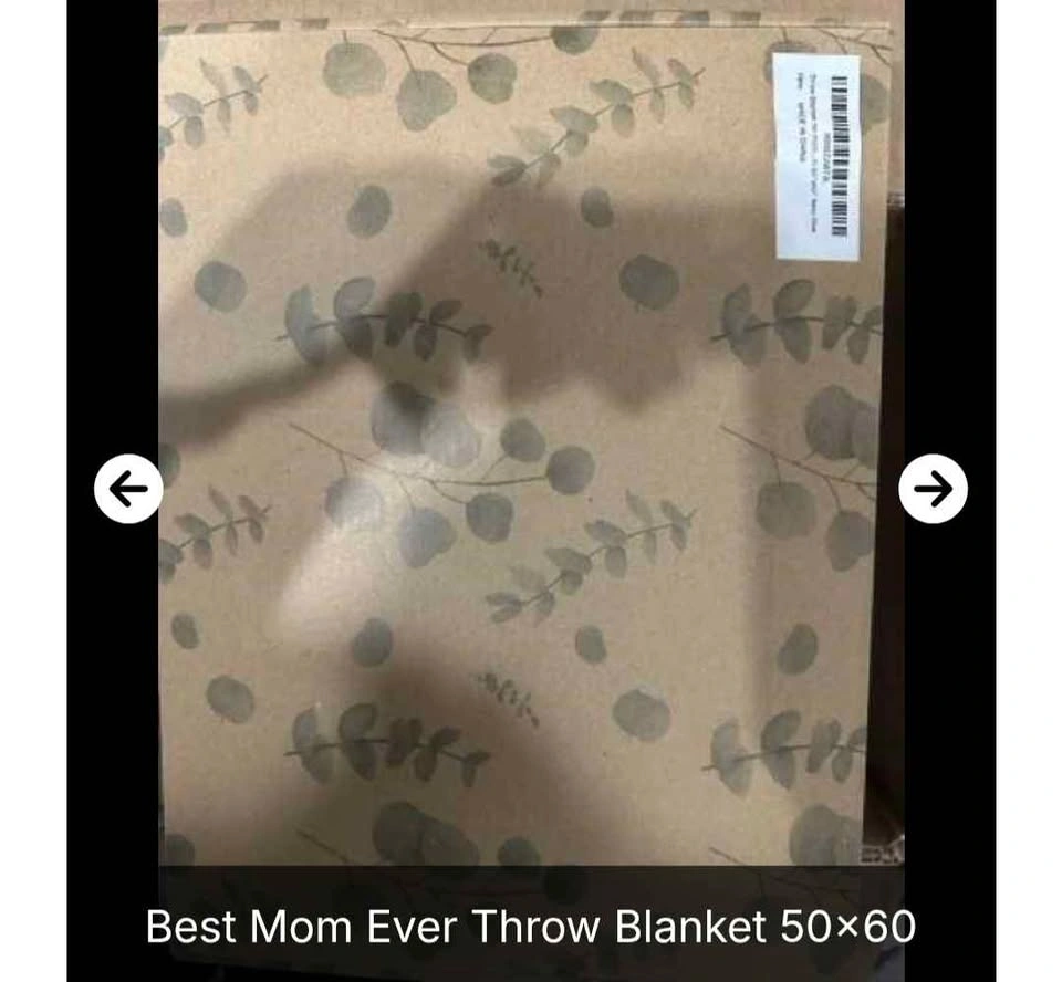 New Best Mom Ever 50 x 60 Throw Blanket Blue - photo 3