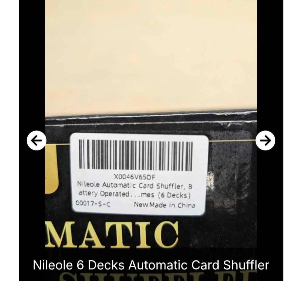 Nileole 6 Deck Automatic Card Shuffler - New - photo 4