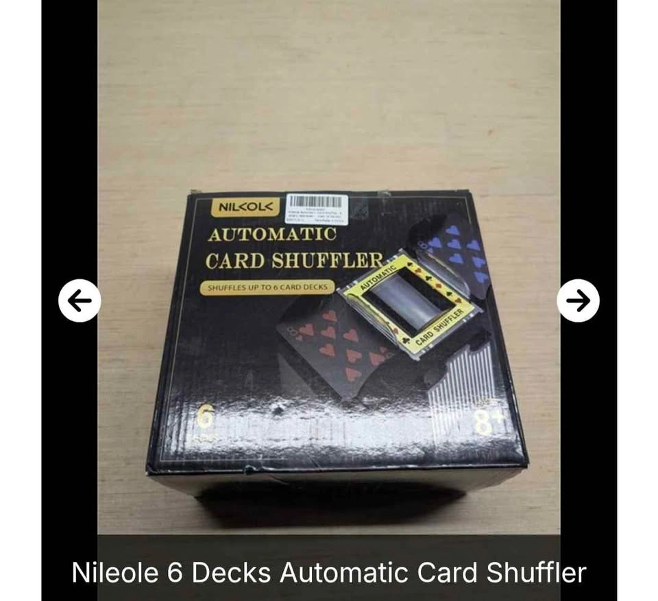 Nileole 6 Deck Automatic Card Shuffler - New - photo 5