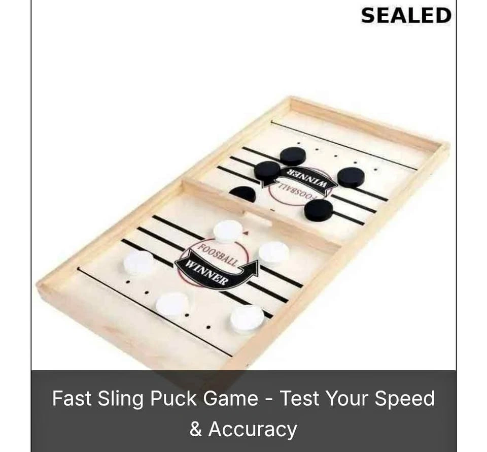 Fast Sling Puck Hockey Style Game - New