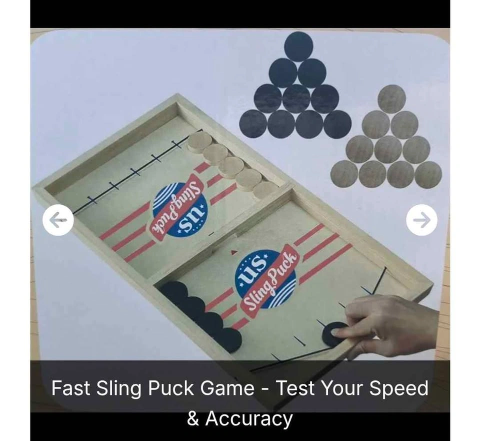 Fast Sling Puck Hockey Style Game - New - photo 2
