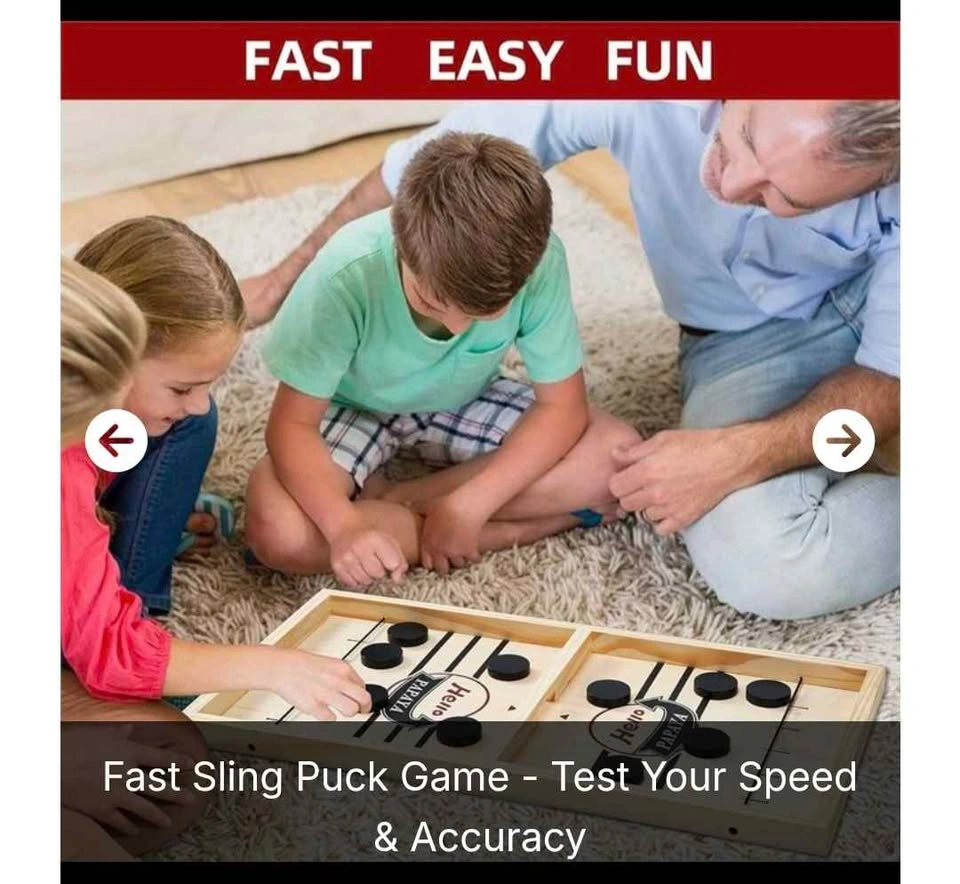 Fast Sling Puck Hockey Style Game - New - photo 4