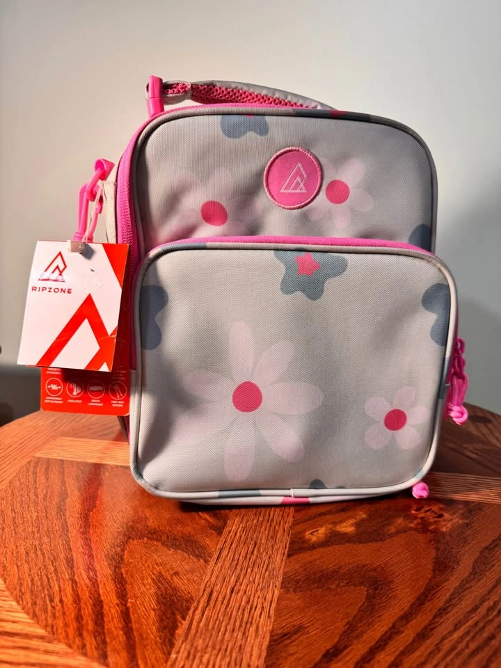 NWT Ripzone Girls Insulated Lunch Bag - Floral Pattern - photo 2