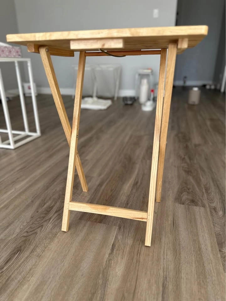 Wood Foldable Table - Urgent Pickup - photo 2