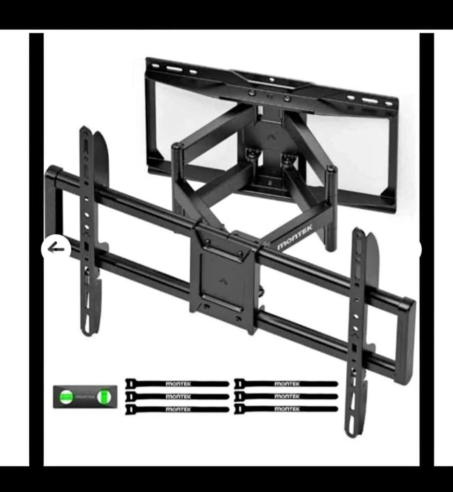 New MONTEK Full Motion TV Wall Mount - 37-90 inch TVs