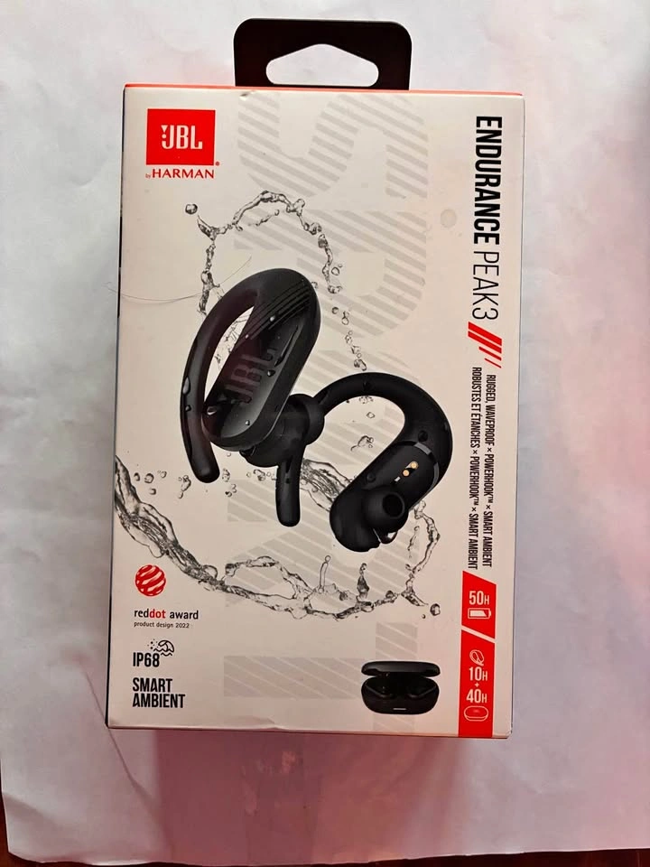 New JBL Endurance Peak 3 True Wireless Earbuds