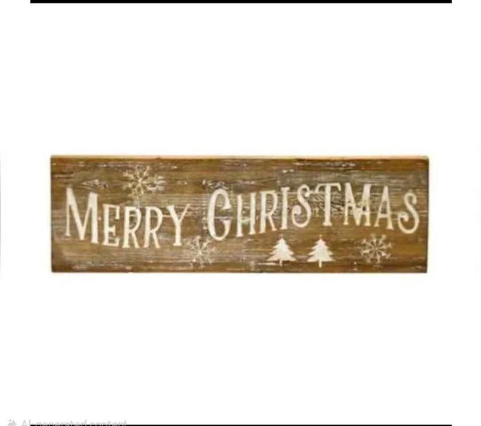 New Home Decorative Merry Christmas Sign
