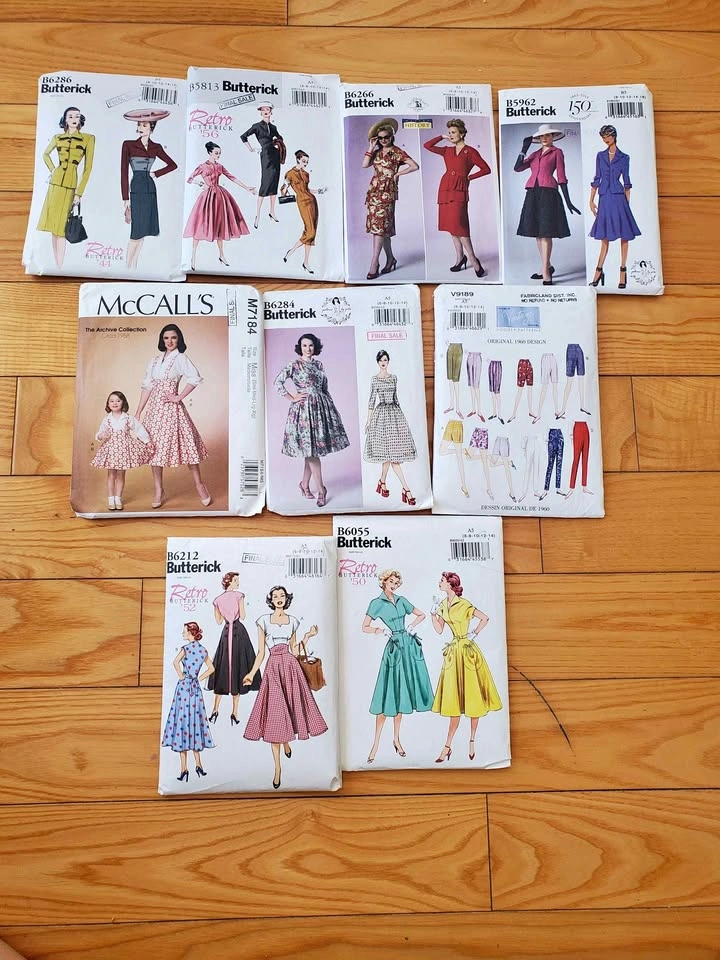 Vintage Sewing Patterns Lot