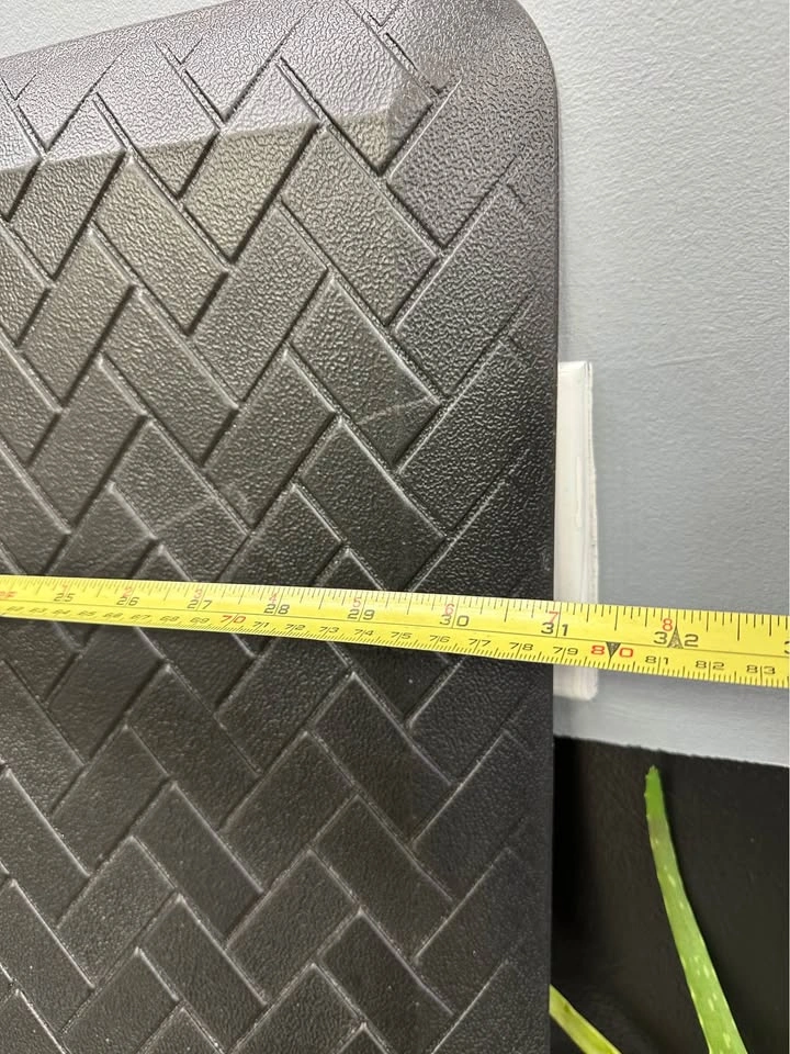 Black Herringbone Anti-Fatigue Mat - photo 2