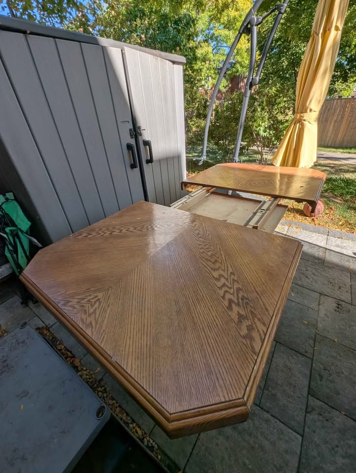 Solid Wood Extendable Dining Table – Must Go Today - photo 3