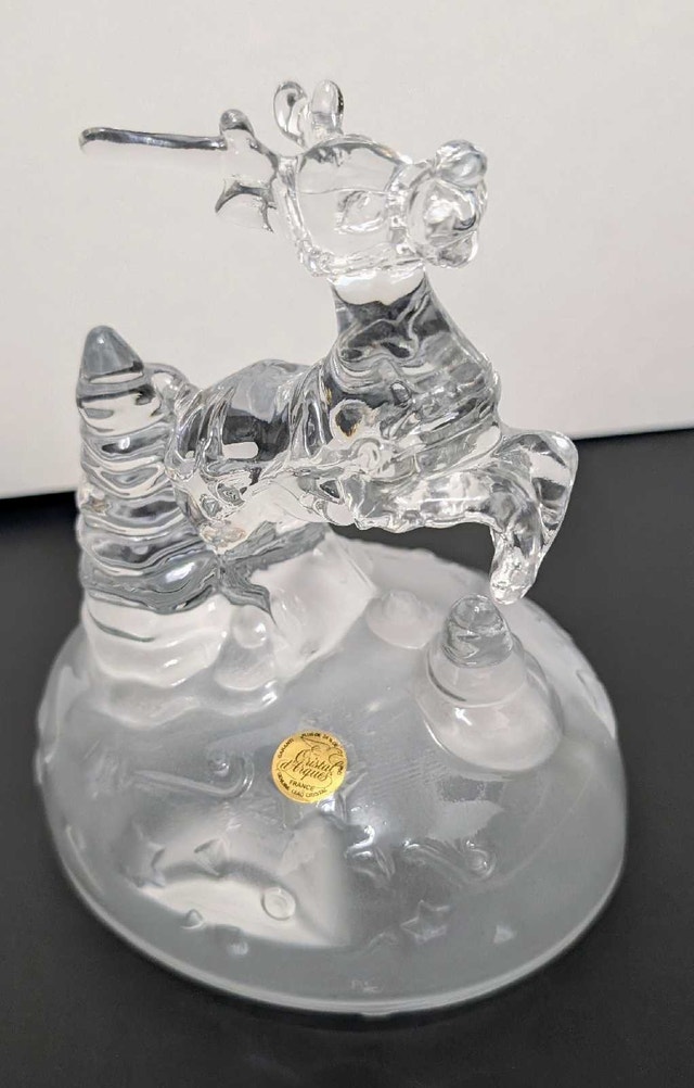 Vintage Cristal d'Arques Lead Crystal Dove Figurine - photo 4