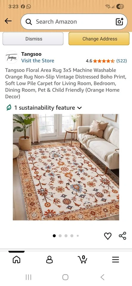 Brand New Tangsoo Floral Area Rug 3x5 - photo 2