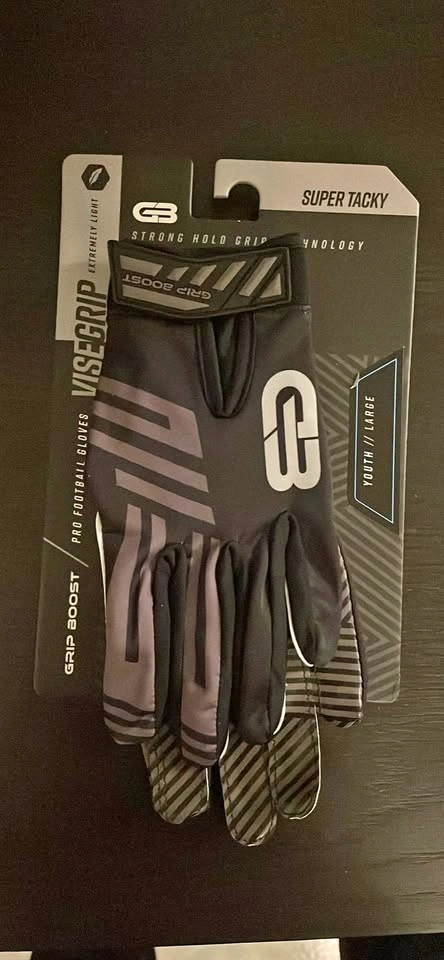 Grip Boost Football Gloves (Youth Large)